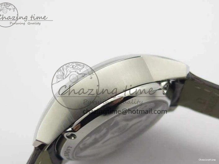 0325 De Ville Chronograph SS OMF 1:1 Best Edition White Dial On Brown Leather strap A Versatile 8111